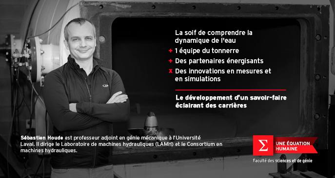 Sébastien Houde, professeur au Département de génie mécanique de l'Université Laval